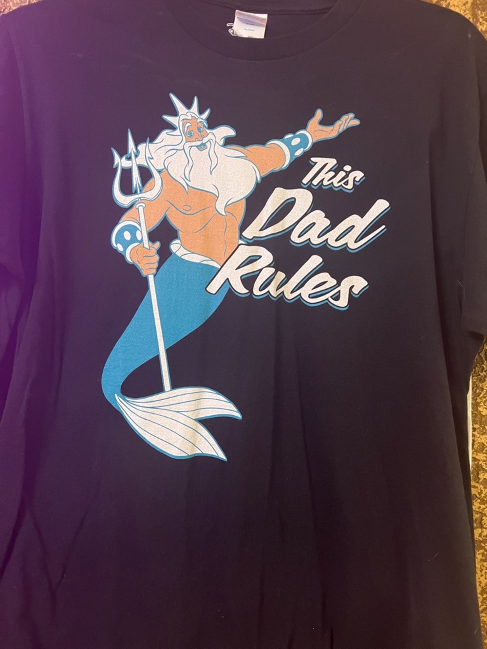 Disney Dad Tees Little mermaid and frozen  Olaf